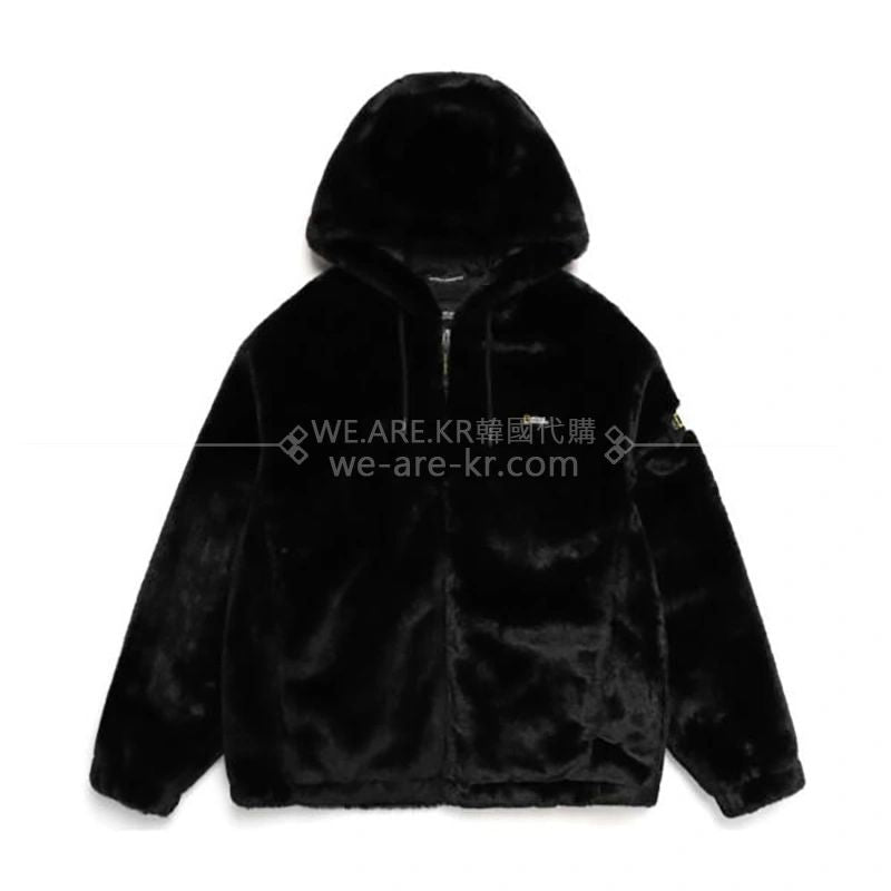 【現貨】【WE ARE】韓國專櫃NG國家地理正品代購皮毛絨休閒連帽外套N234UFJ100