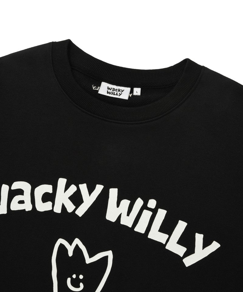 【WE ARE】韓國wacky Willy大Logo大學T MG2403CR18