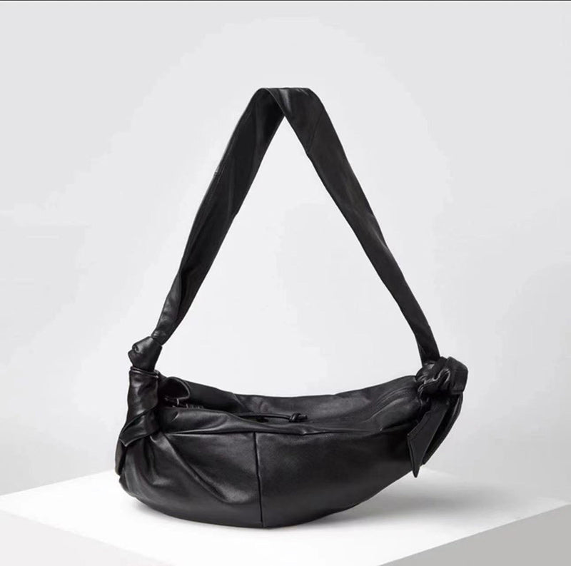 【WE ARE】Korea Archivepke purchasing large-capacity one-shoulder cross-body dumpling bag OVBAX24012