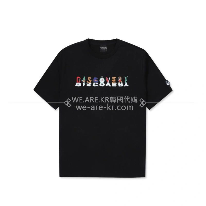 特價【WE ARE】韓國Discovery童趣Maincrew戶外印花短袖DXRS7C043