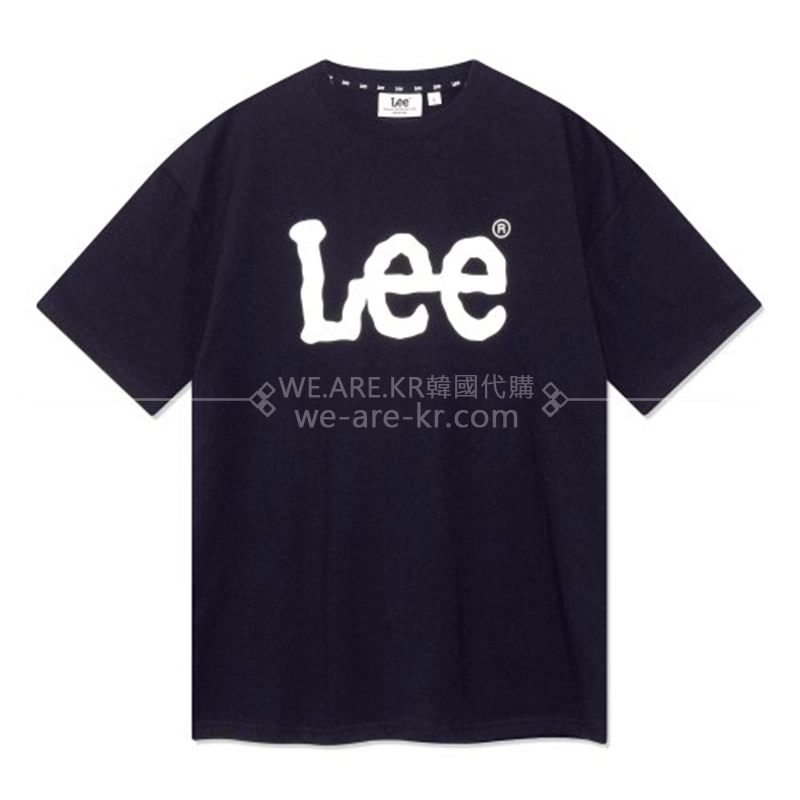 【WE ARE】韓國專櫃LEE代購休閒Big twitch徽標短袖T恤 LE2402ST01