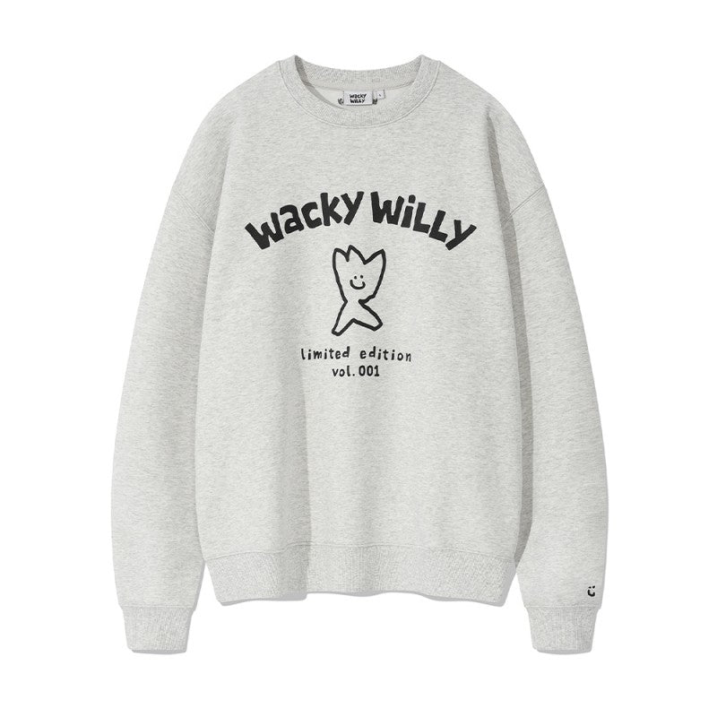 【WE ARE】韓國wacky Willy大Logo大學T MG2403CR18