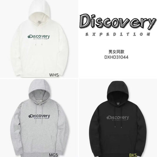 【WE ARE】韓國Discovery光澤Logo帽T DXHD31044