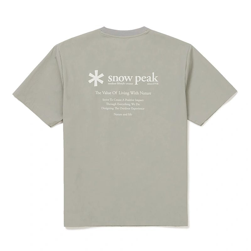 【WE ARE】韓國代購snow peak雪峰新款休閒短袖T恤 S24MUSTS31