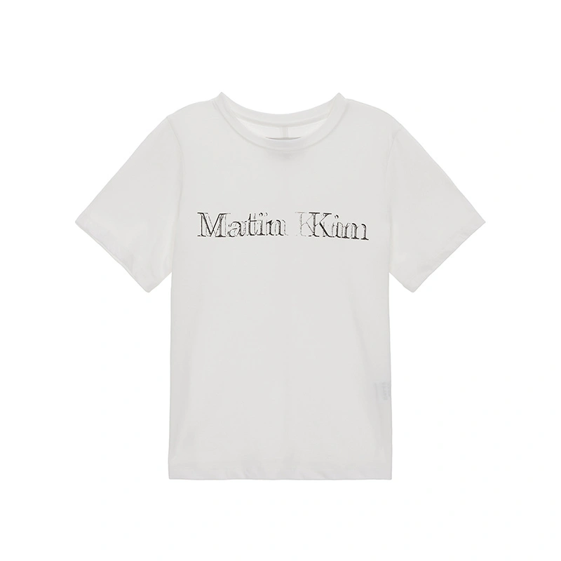 【WE ARE】韓國正品Matin Kim專櫃代購夏季印花短袖上衣休閒T恤MK2400TS004M