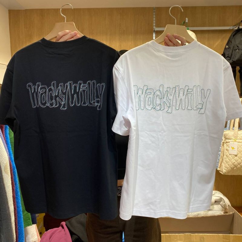 【WE ARE】韓國wacky Willy 刺繡Logo短袖T恤MG2403ST11