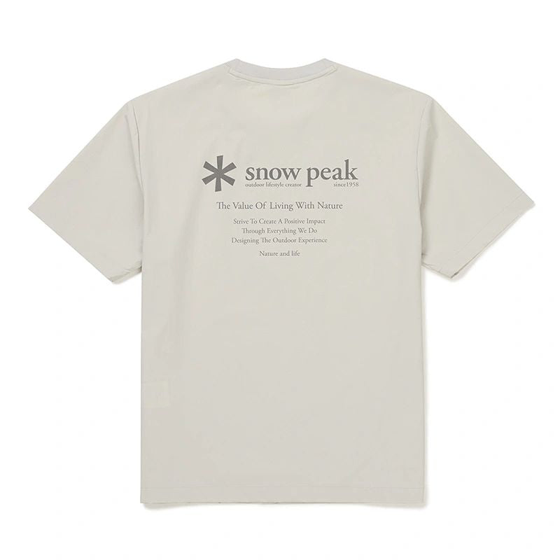 【WE ARE】韓國代購snow peak雪峰新款休閒短袖T恤 S24MUSTS31