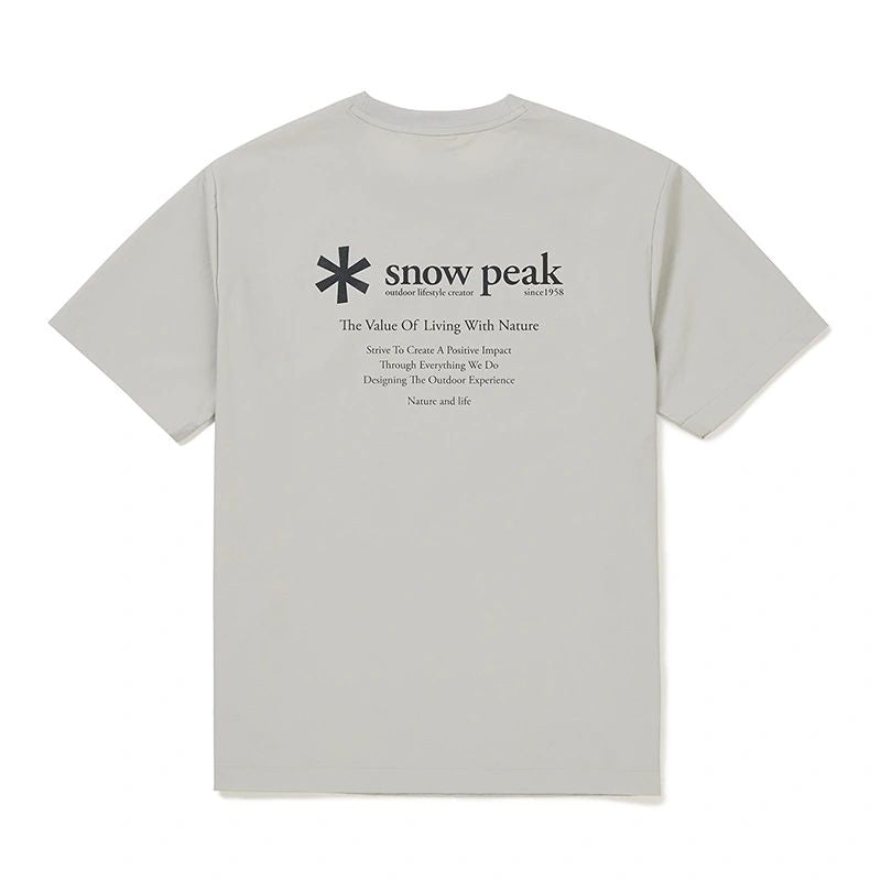 【WE ARE】韓國代購snow peak雪峰新款休閒短袖T恤 S24MUSTS31