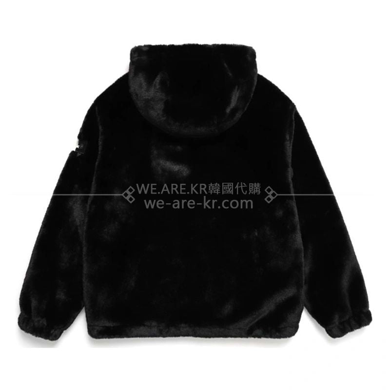 【現貨】【WE ARE】韓國專櫃NG國家地理正品代購皮毛絨休閒連帽外套N234UFJ100