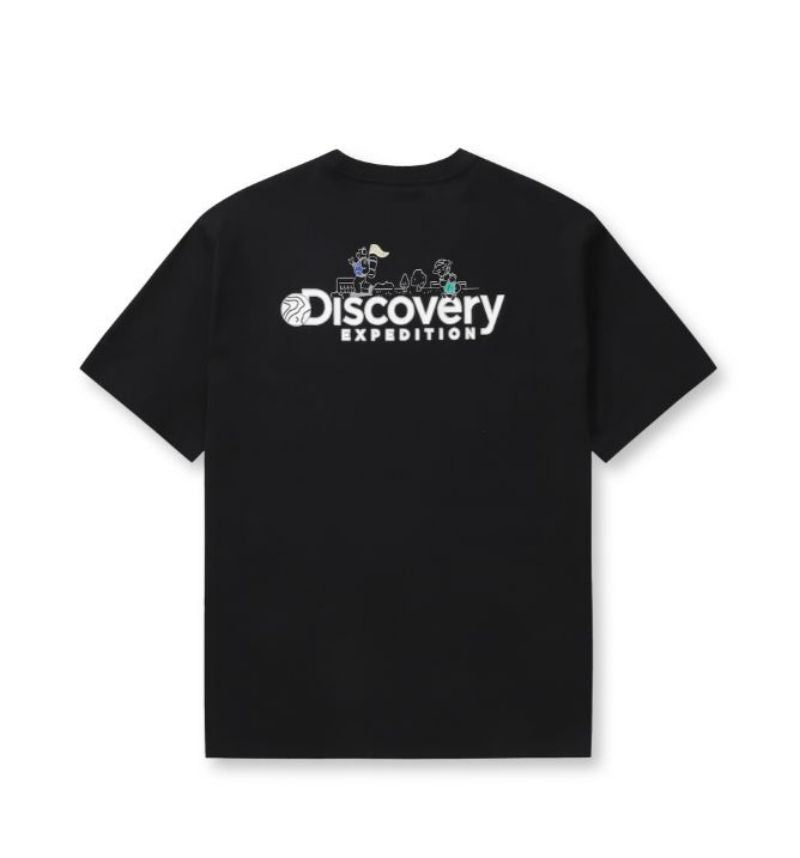 【WE ARE】韓國Discovery小熊露營去短袖T恤DXRS5Q043