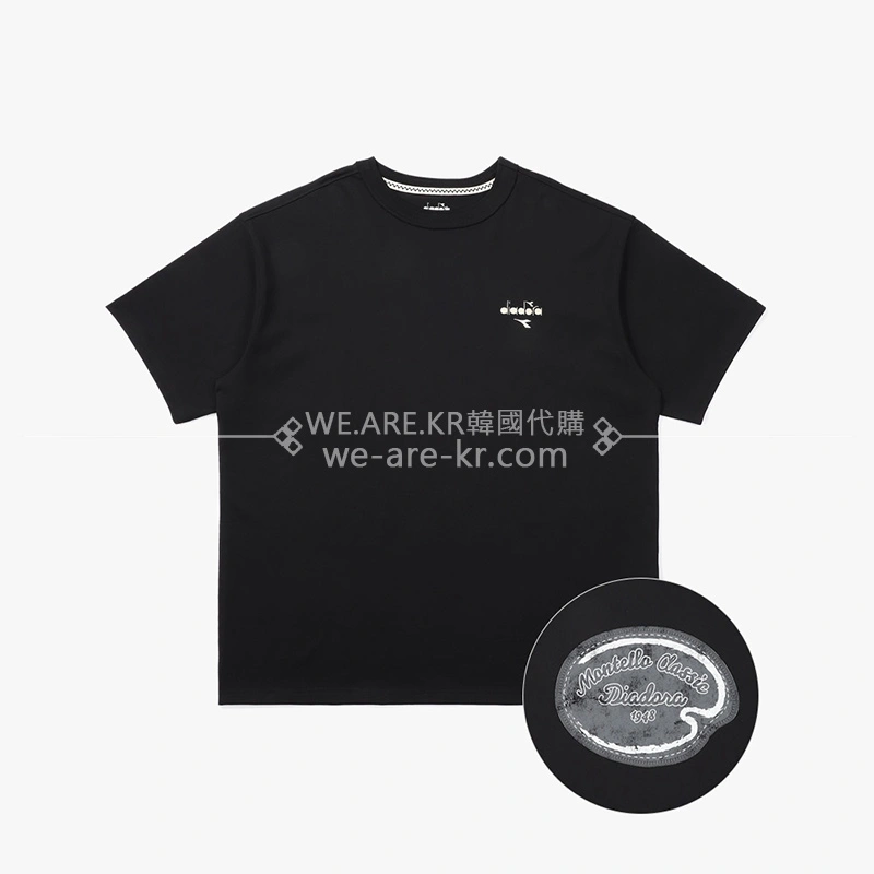 【WE ARE】韓國正品Diadora專櫃代購LOGO短袖T恤上衣D4121TRS33